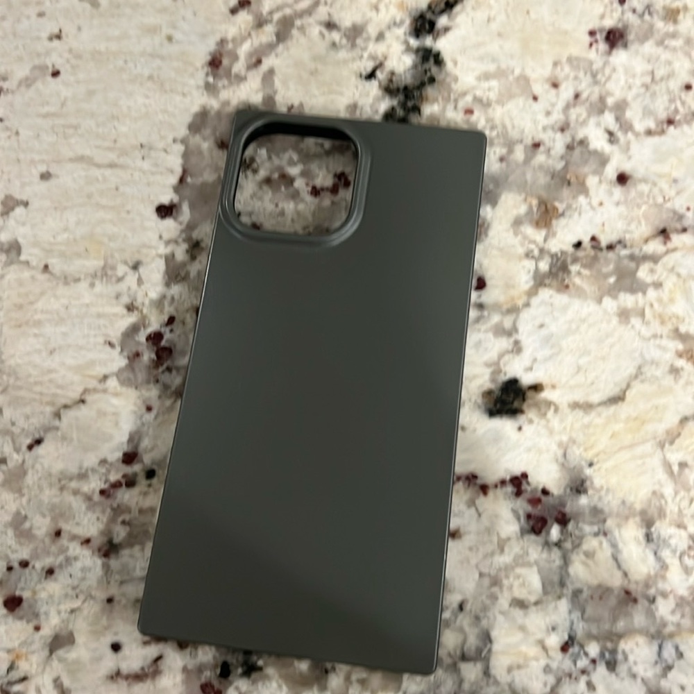 Gray 13 pro max phone case